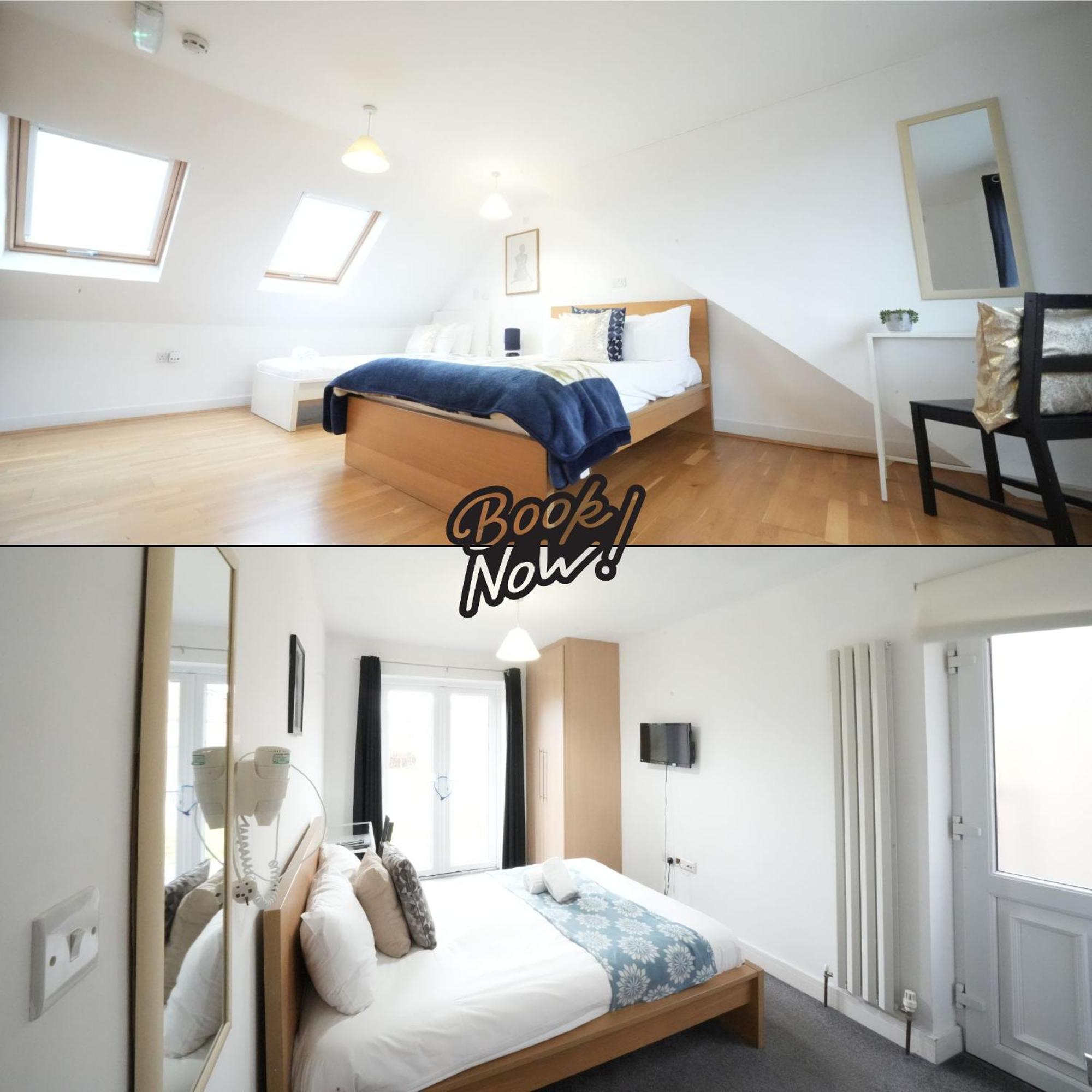 The Great Airport Place-Private Bedrooms With Private Bathroom-1 Bus To Heathrow Airport-5 Minutes By Car- Helpful Advice From Our Team هارموندسورث المظهر الخارجي الصورة